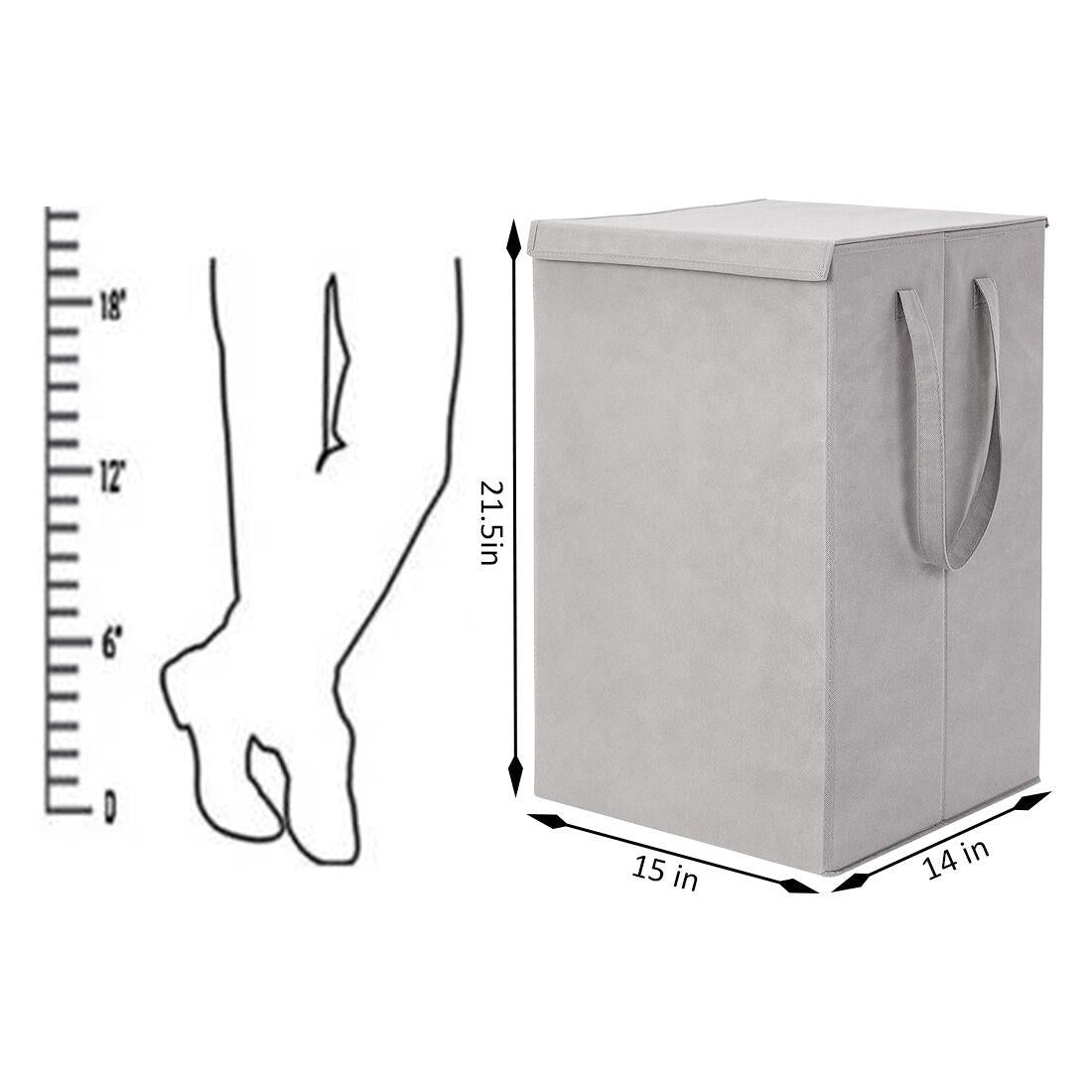 Ultra-Spacious 75L Laundry Hamper – Foldable & Lightweight