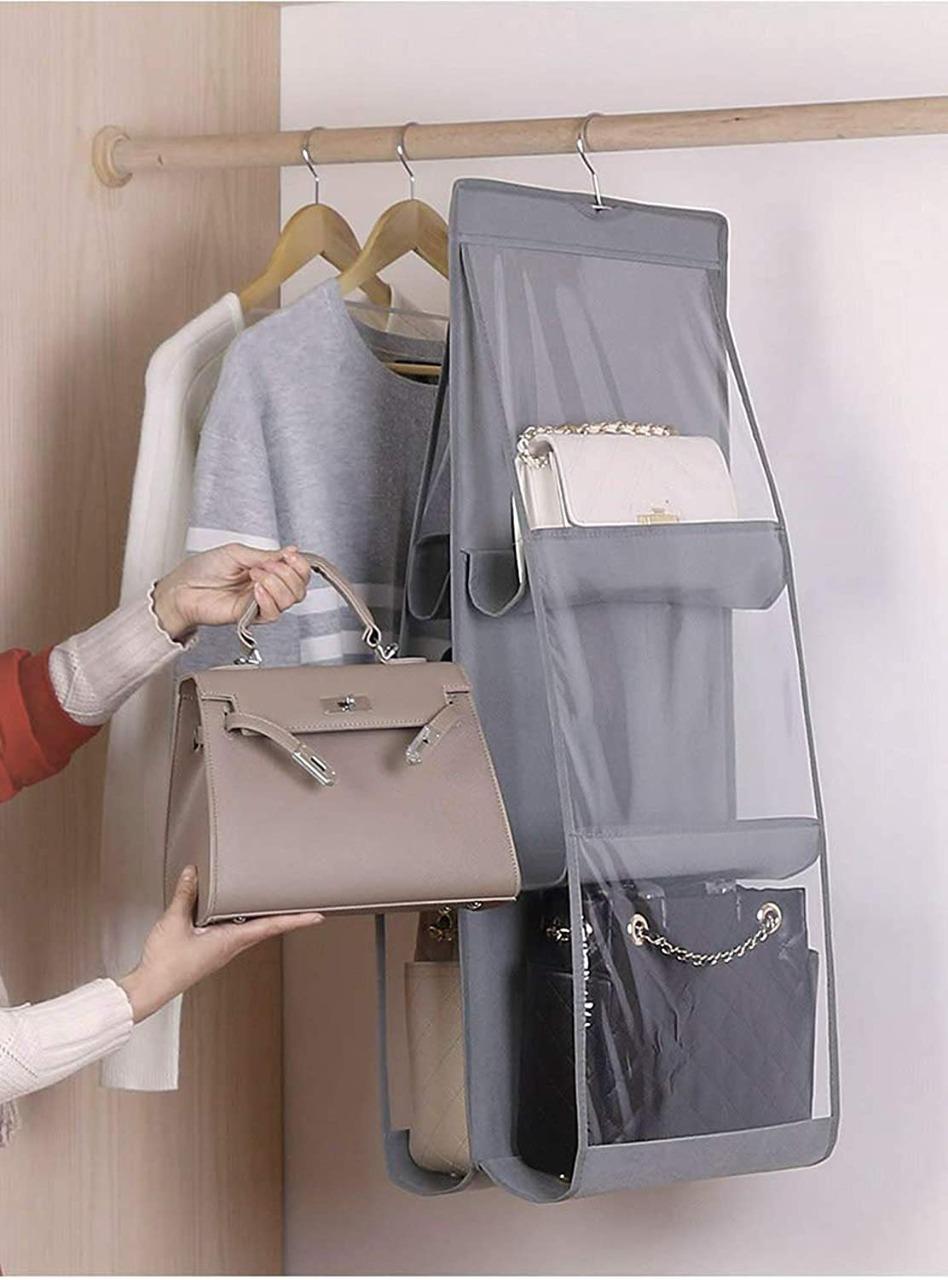 Hanging Handbag Organizer for Wardrobe & Closet