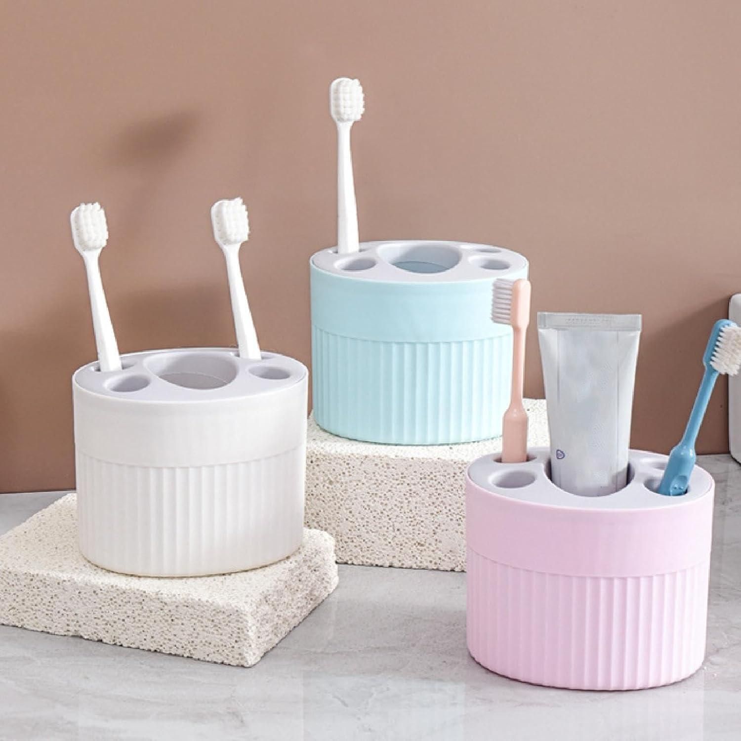 Bathroom Counter Organizer – Multi-Purpose Toothbrush & Makeup Holder