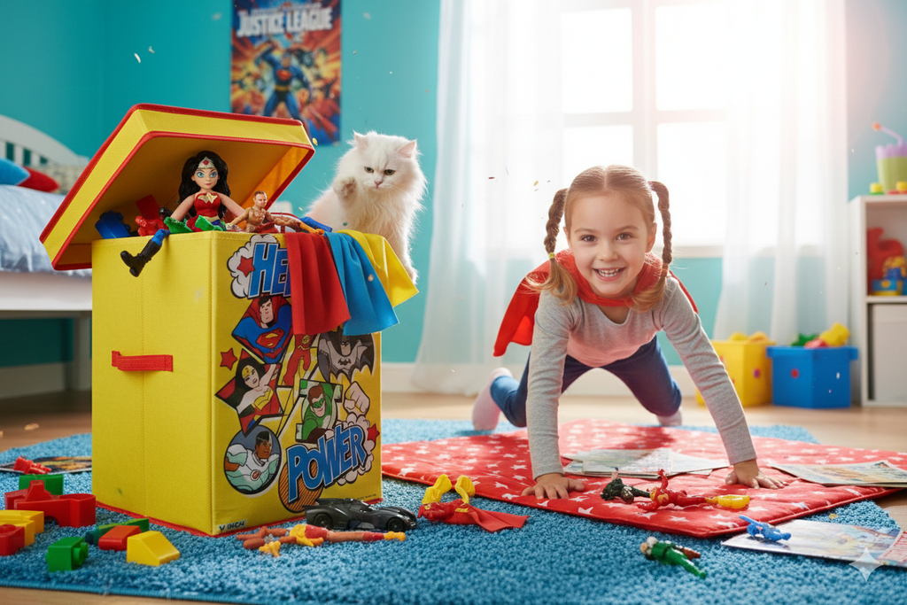 Lightweight Storage Box for Home & Office – Non-Woven Organizer